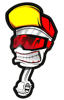 Logo de Calcomanías malo
